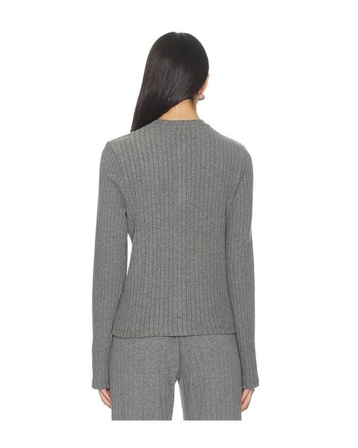 DONNI. Gray The Sweater Rib Cardi
