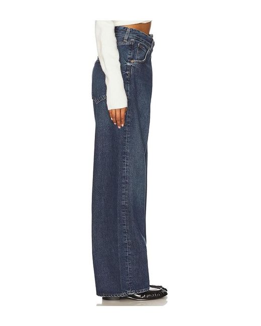 Agolde Blue Vana Wide Leg Jeans