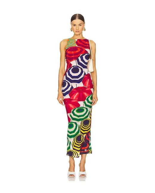 Muma World Red Electra Maxi Dress