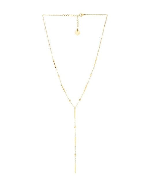BRACHA White Arlo Lariat Necklace