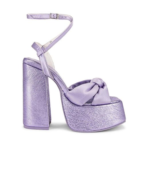 Jeffrey Campbell Seventies Platform Sandal in Purple | Lyst