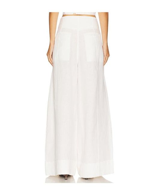 JBQ White Hampton Pant
