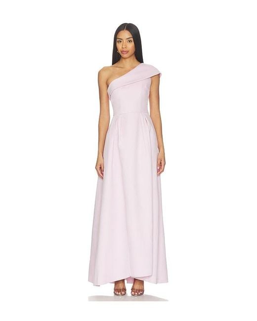 Elliatt White Saphine One-Shoulder Gown