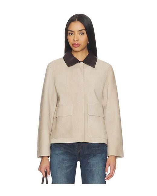 Theory Blue Patch Boxy Jacket