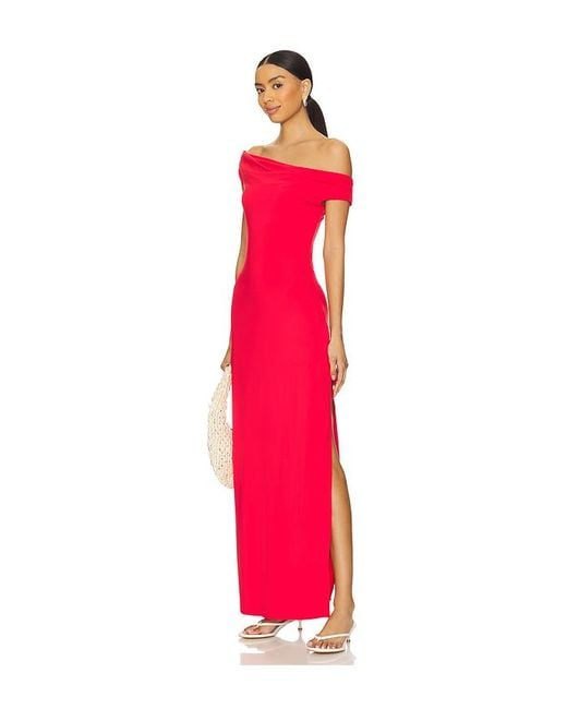 Bondeye Red Maxikleid Nixi