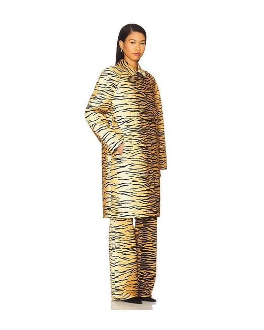 Moschino Multicolor Tiger Stripes Long Jacket