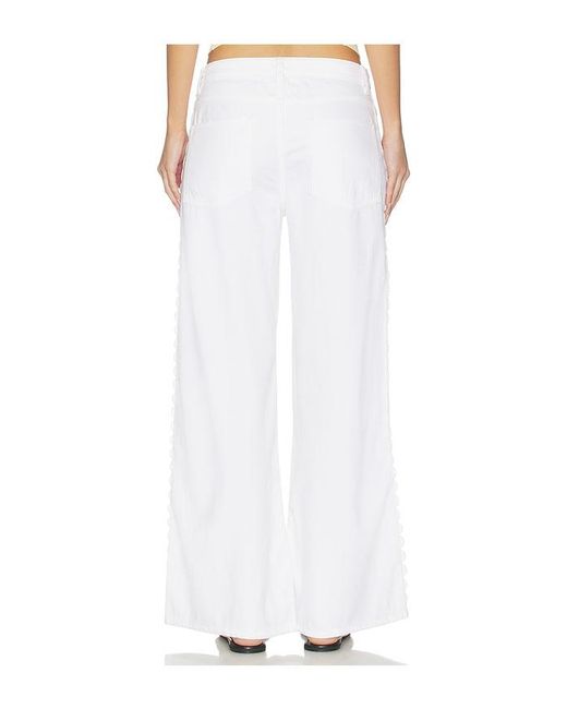 DL1961 White Dl Aura Alex Low Rise Baggy Wide Leg Jeans