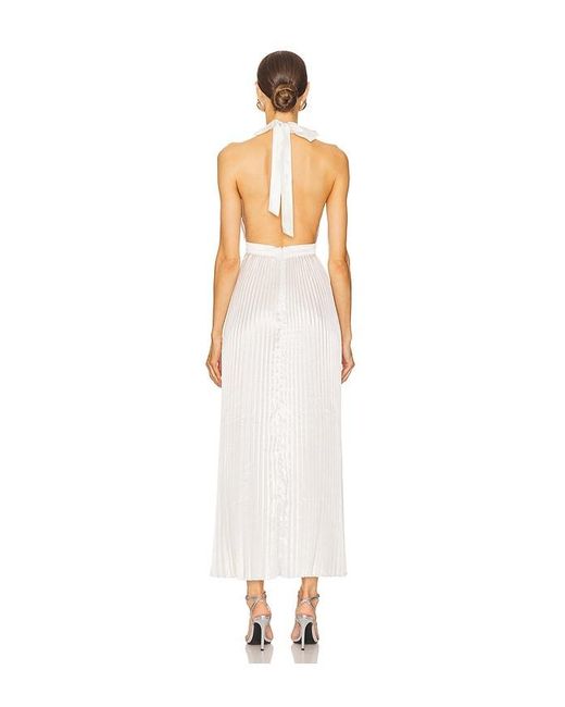 L'idée White Renaissance Split Gown