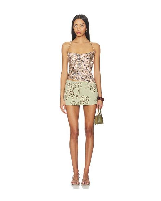 Juliet Johnstone Multicolor Mini Skirt