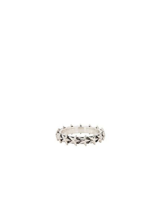 Maple White Star Ring for men