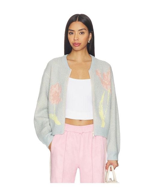 Steve Madden White Jean Sweater Jacket