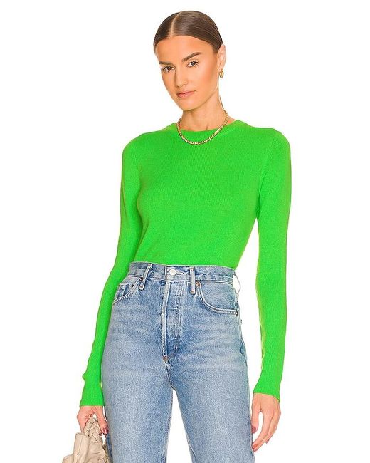Essentiel Antwerp Green Bandito Neon Colour Sweater
