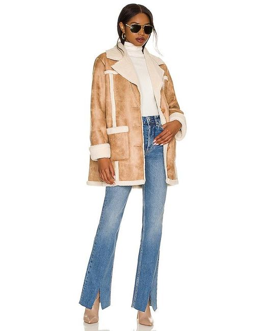 House of Harlow 1960 Brown X Revolve Lowelle Coat