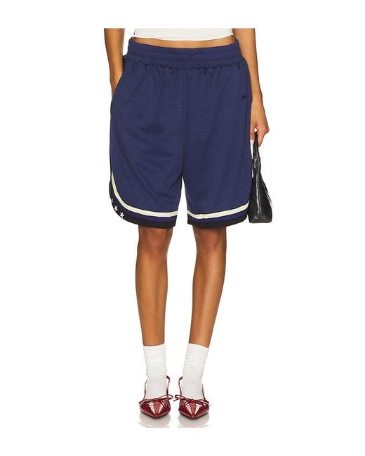 Miaou Blue Basketball Short