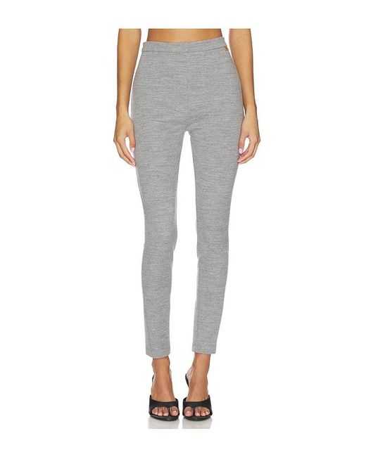 Balmain Gray Zipped Legging