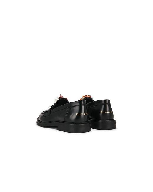 Filling Pieces Black Bouquet Loafer for men