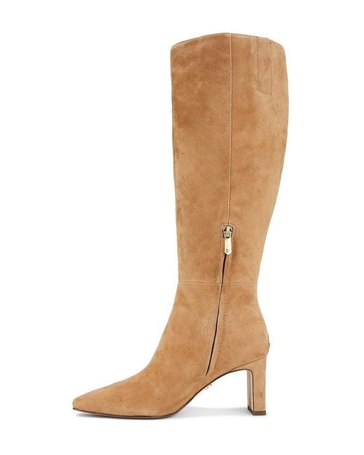 Sam Edelman Brown Sylvia Wide Calf Boot