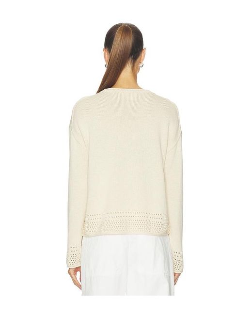 Velvet By Graham & Spencer Natural Rosalyn Sweater