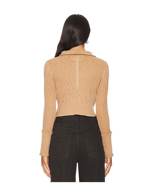 Free People Black X We The Free Midnight Half Zip Sweater