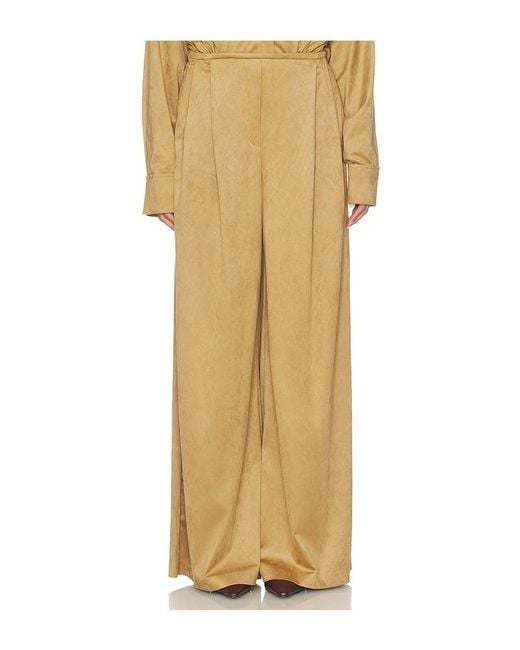 Norma Kamali Natural Pleat Pant