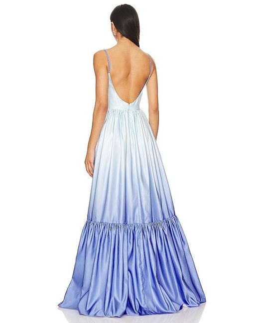 SAU LEE Blue Nova Gown