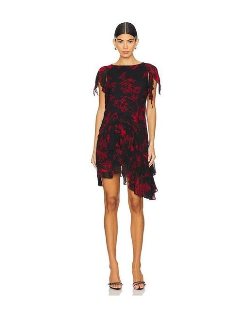 AllSaints Red Callie Dress