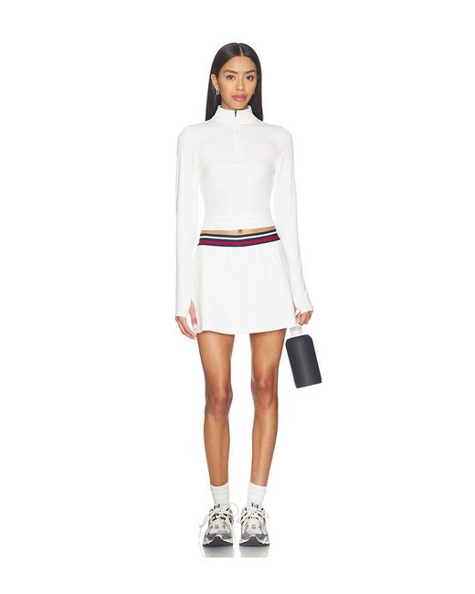 Splits59 White Kaia Active Rib Skort