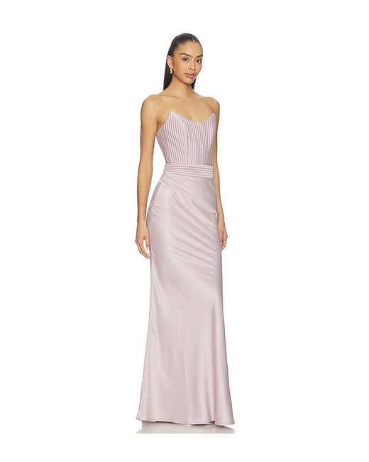 Zhivago White Germaine Gown