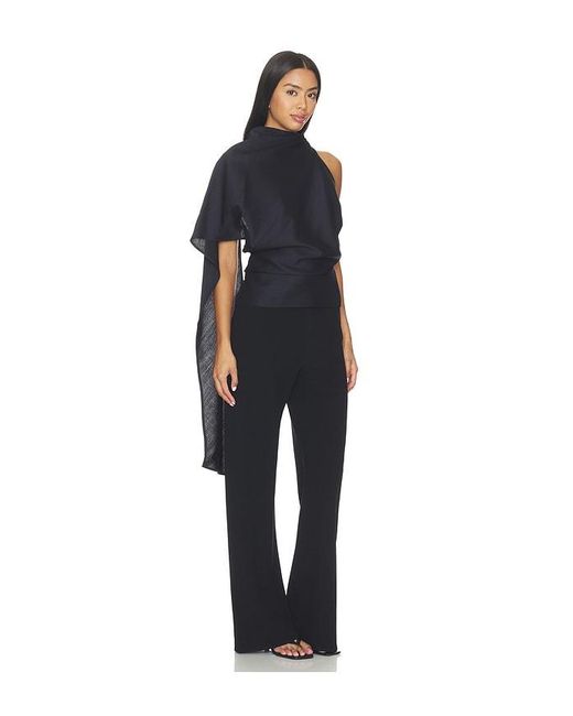 Rohe Blue Draped Open Back Top