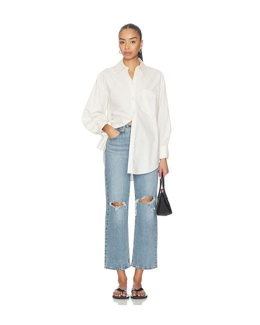 Levi's Blue Ribcage Straight Ankle