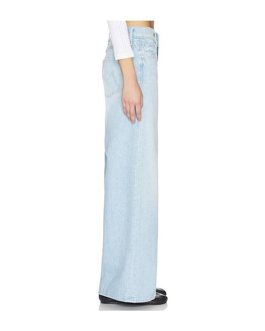 Mother Blue The Ditcher Roller Zip Skimp Jeans