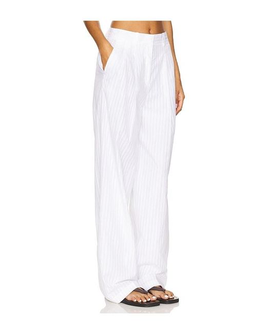 Theory プリーツパンツ White