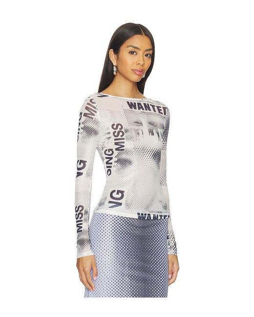 Miaou White Amelia Top