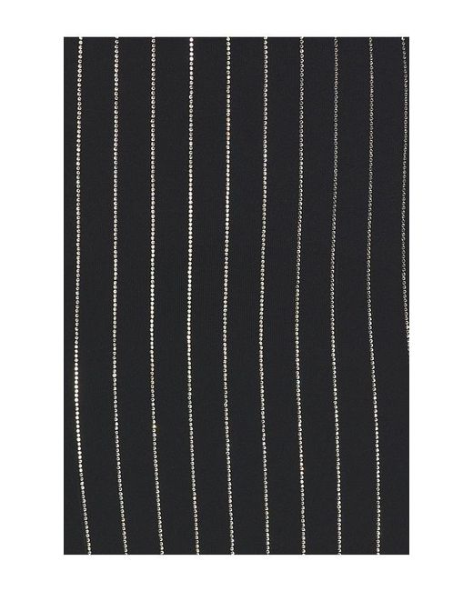 Dodiee Black Skyla Pinstripe Tube Dress