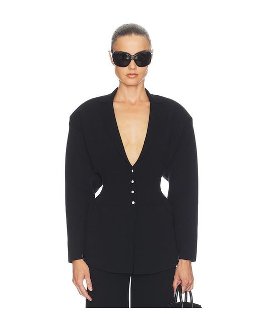 Helsa Blue Louisse Structured Blazer