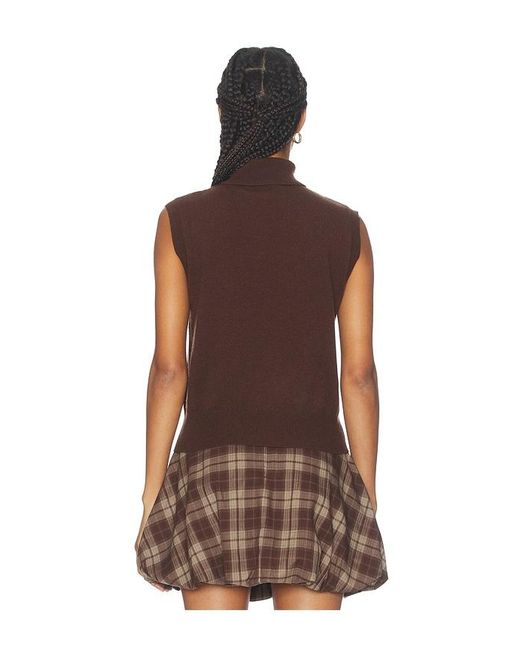 Astr Brown Avah Sweater