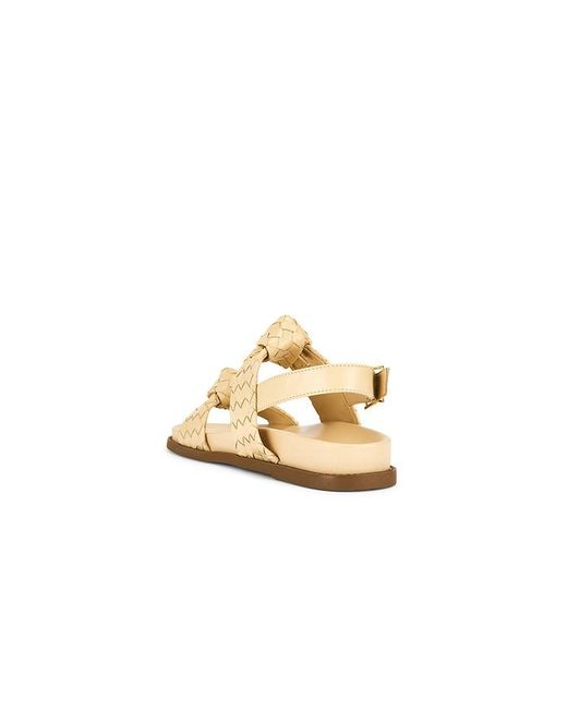 SCHUTZ SHOES Metallic Kareena Knot Sporty Sandal