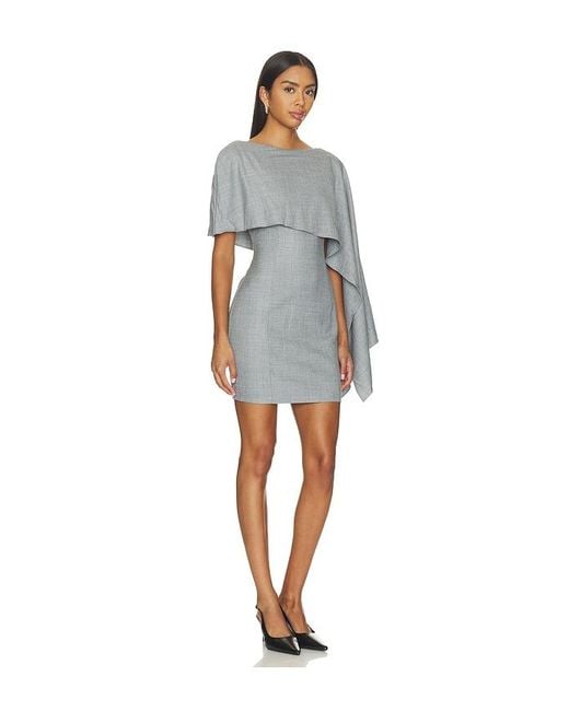 Amanda Uprichard Gray Soleil Dress