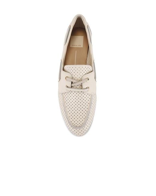 Dolce Vita White Lakin Shoe