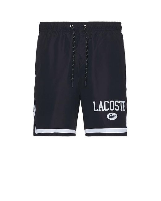 Lacoste Blue Adjustable Swim Short for men
