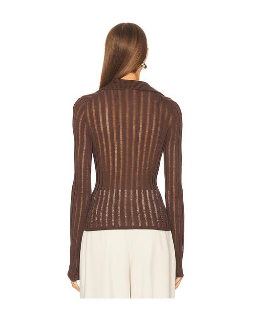 L'academie Brown Olivie Cardigan