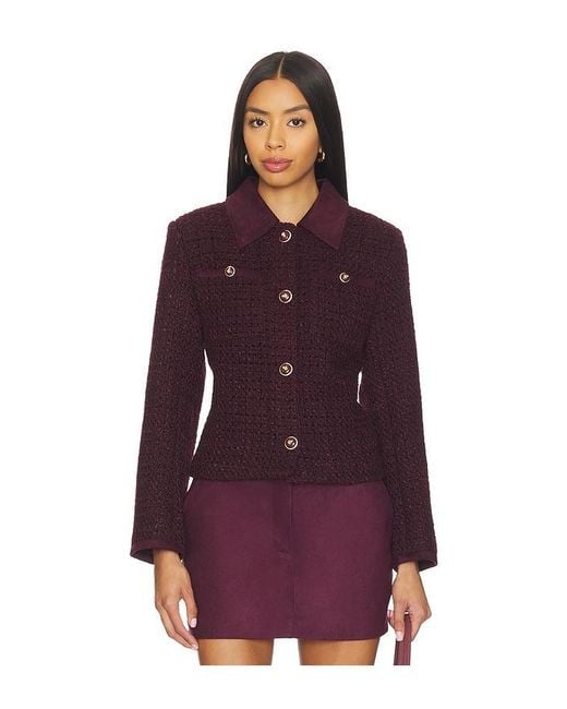 Line & Dot Purple Charli Jacket