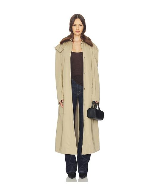 Nanushka Natural Talbot Coat