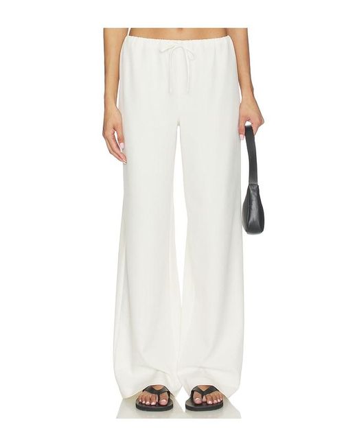 ALL THE WAYS White Louisa Drawstring Pant