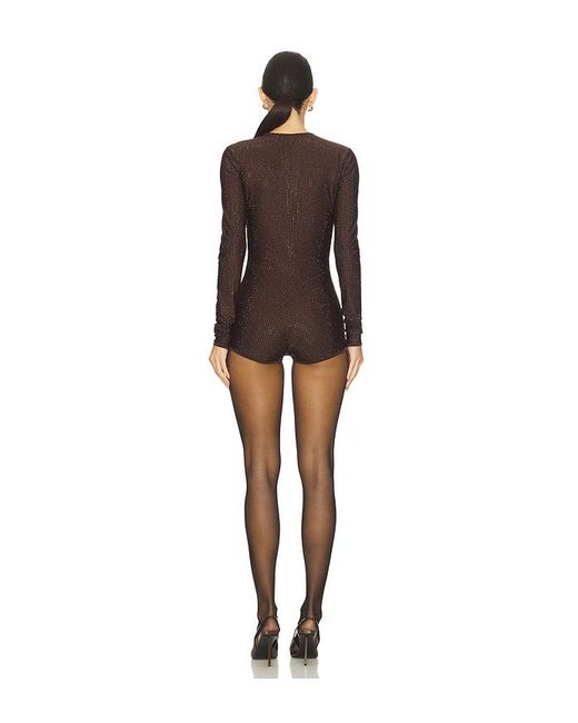 CULTNAKED Brown Good Girl Romper