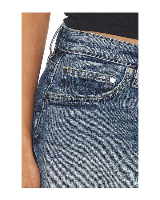 EB DENIM Blue Cherry Mini Skirt