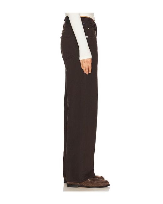 Citizens of Humanity Black Lindz Low Rise Easy Straight Jeans