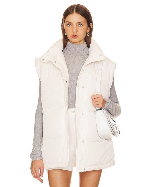 The Upside White Chalet Oslo Puffer Gilet