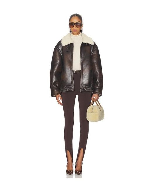 superdown Black Georgiana Faux Leather Jacket