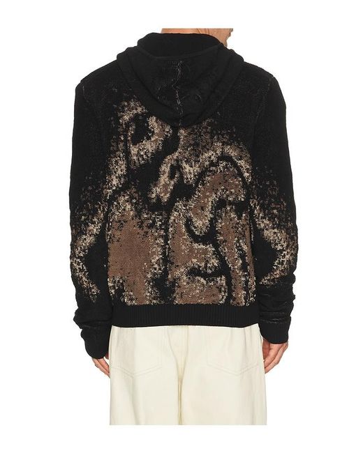 Isa Boulder Black Loopfront Hoodie for men